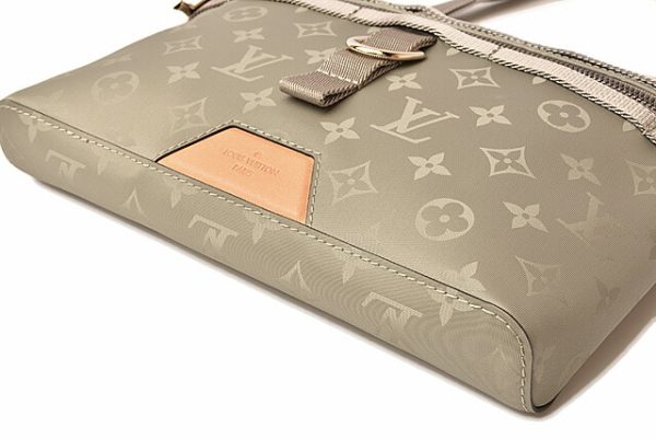 l 19 0010 9 Louis Vuitton Titanium Messenger PM Bag Monogram Black