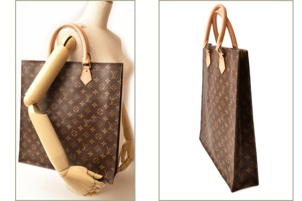 l 19 0015 2 Louis Vuitton Handbag Sac Plat Monogram