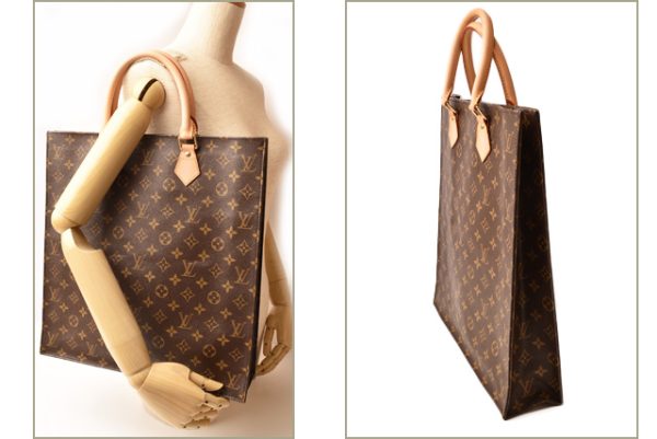 l 19 0015 2 Louis Vuitton Sac Plat Handbag Monogram