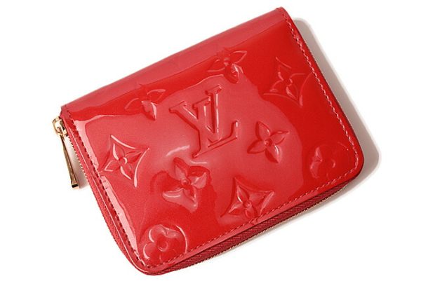 l 19 0022 3 Louis Vuitton Zippy Coin Coin Case Vernis Wallet Threes