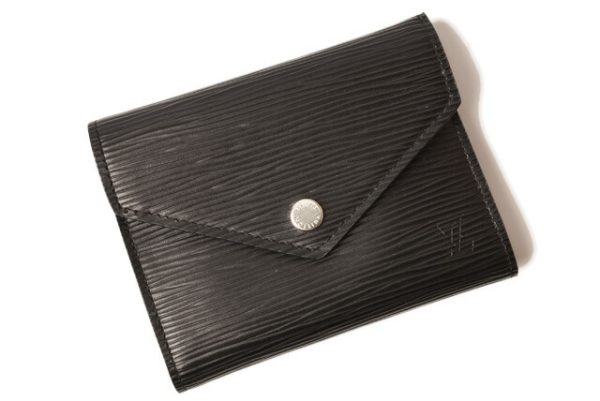 l 19 0023 2 Louis Vuitton Portefeuille Victorine Mini Wallet Epi Noir Wallet