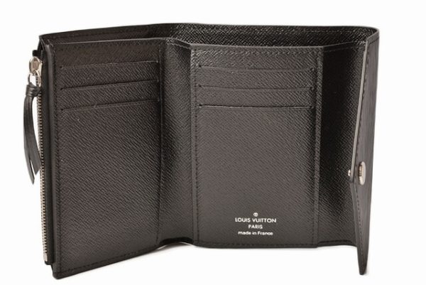 l 19 0023 4 Louis Vuitton Portefeuille Victorine Mini Wallet Epi Noir Wallet