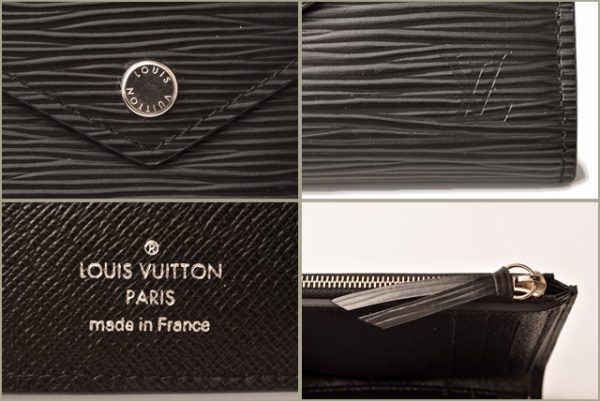 l 19 0023 5 Louis Vuitton Portefeuille Victorine Mini Wallet Epi Noir Wallet