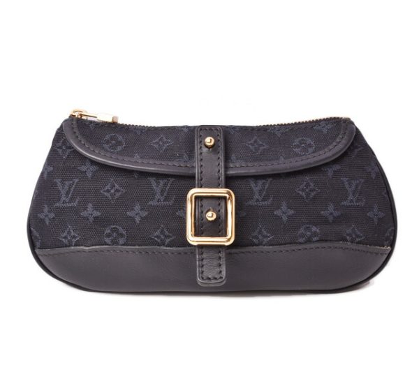 l 19 0028 1 Louis Vuitton Ansophie Mini Pouch Monogram Blue Pouch