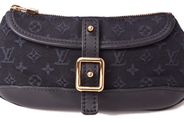 l 19 0028 2 Louis Vuitton Ansophie Mini Pouch Monogram Blue Pouch