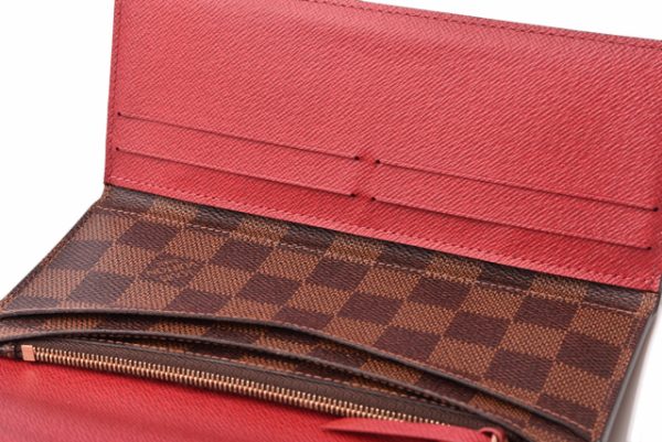 l 19 0030 7 Louis Vuitton Portefeuille Josephine Damier Wallet