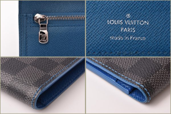 l 19 0035 6 Louis Vuitton Portefeuille Multiple Wallet Damier Graphite Patchwork Wallet