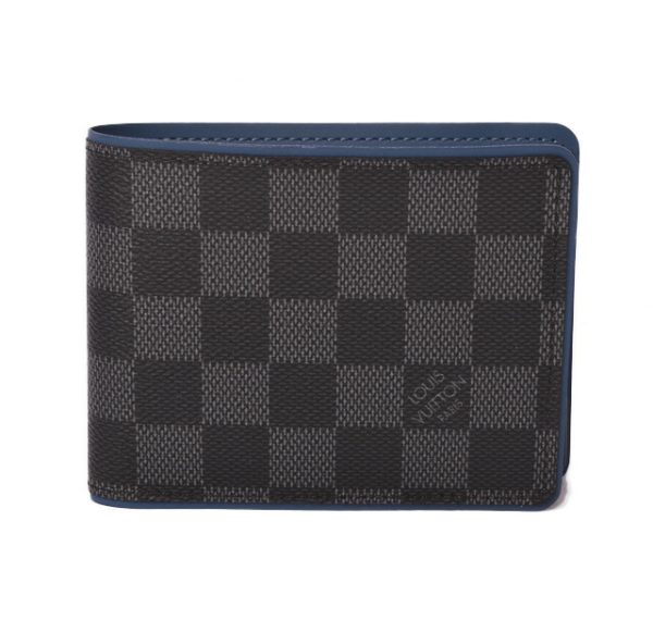 l 19 0040 1 Louis Vuitton Multiple Wallet Damier Graphite Black