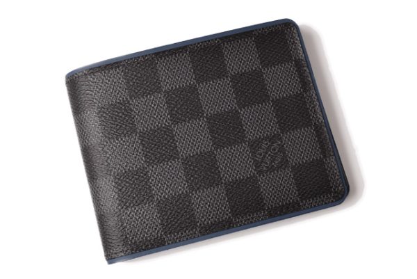 l 19 0040 2 Louis Vuitton Multiple Wallet Damier Graphite Black