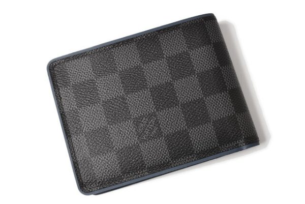 l 19 0040 3 Louis Vuitton Multiple Wallet Damier Graphite Neon Black