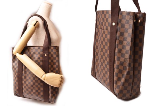 l 19 0049 2 Louis Vuitton Hippo Bobur Damier Tote Bag