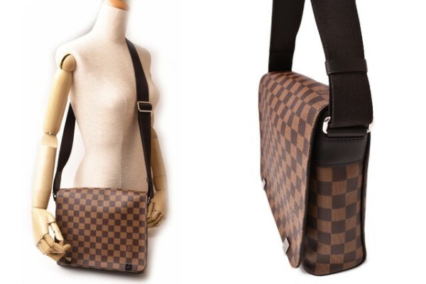 l 19 0058 2 Louis Vuitton Shoulder Bag District PM NM Damier