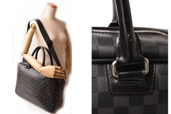 l 19 0065 8 Louis Vuitton Bag Icar Damier Graphite