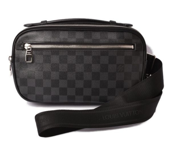 l 19 0066 1 Louis Vuitton Shoulder Bag Umbraer Damier Graphite