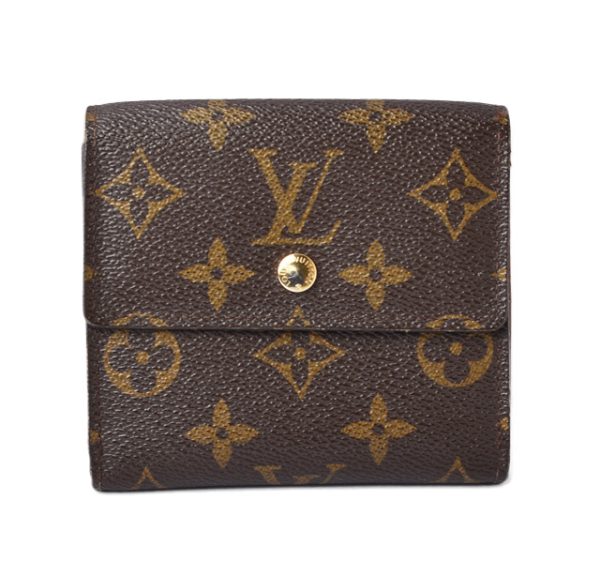 l 19 0077 1 Louis Vuitton Elise Wallet Monogram Brown