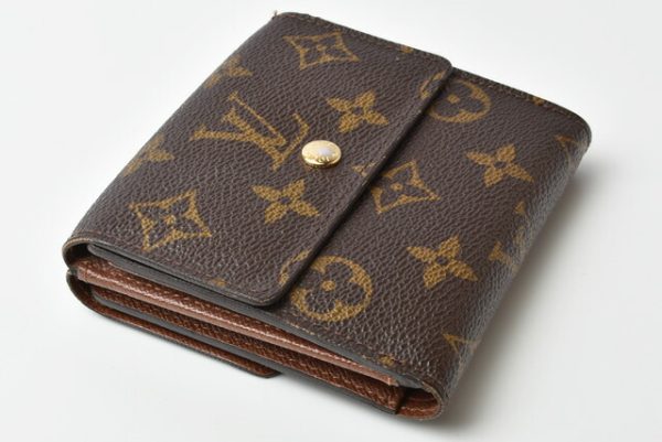 l 19 0077 3 Louis Vuitton Portefeuille Elise Wallet Monogram Wallet