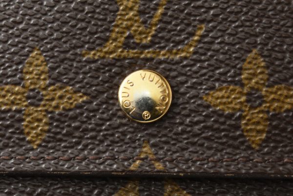 l 19 0077 4 Louis Vuitton Portefeuille Elise Wallet Monogram Wallet