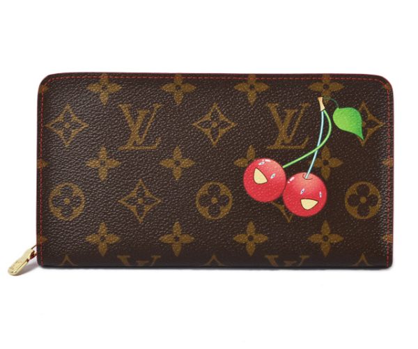 l 19 0082 1 Louis Vuitton Wallet Monogram Cherry Brown