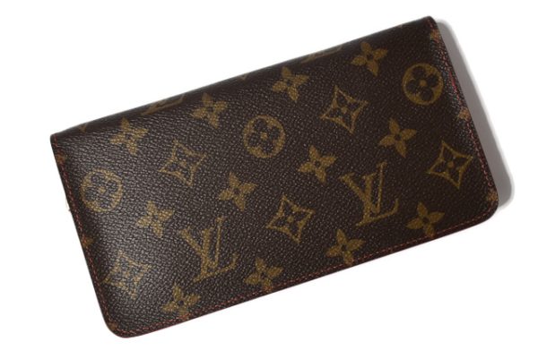 l 19 0082 3 Louis Vuitton Wallet Monogram Cherry Brown