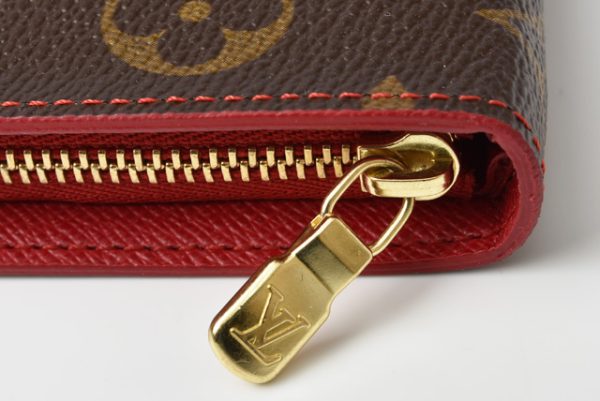 l 19 0082 5 Louis Vuitton Wallet Monogram Cherry Brown