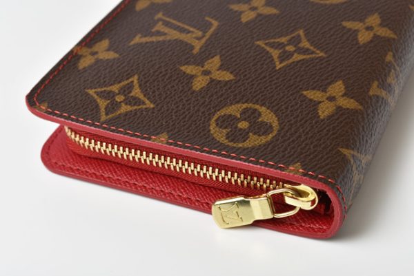 l 19 0082 7 Louis Vuitton Wallet Monogram Cherry Brown