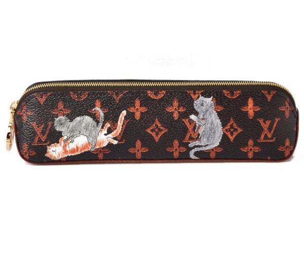 l 19 0089 1 Louis Vuitton Truth Elisabeth CATOGRAM Pen Case