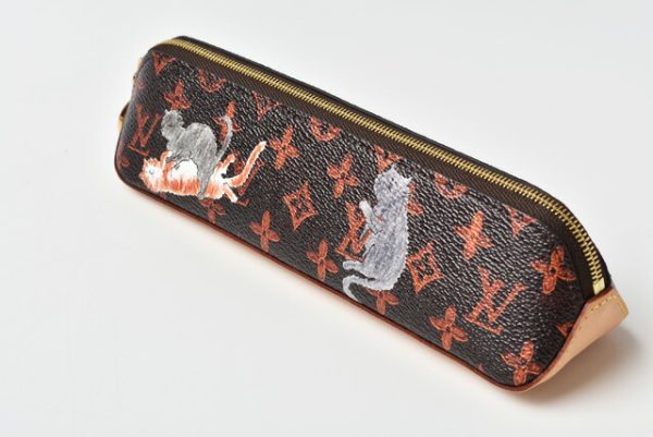 l 19 0089 2 Louis Vuitton Truth Elisabeth CATOGRAM Pen Case