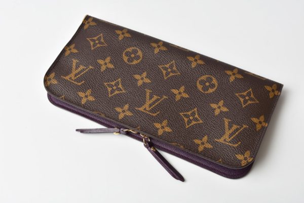 l 19 0094 3 Louis Vuitton Long Wallet Portefeuille Insolit Violette Monogram