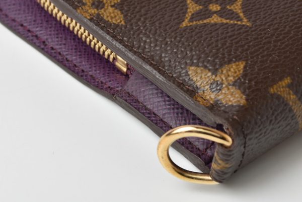 l 19 0094 6 Louis Vuitton Long Wallet Portefeuille Insolit Violette Monogram