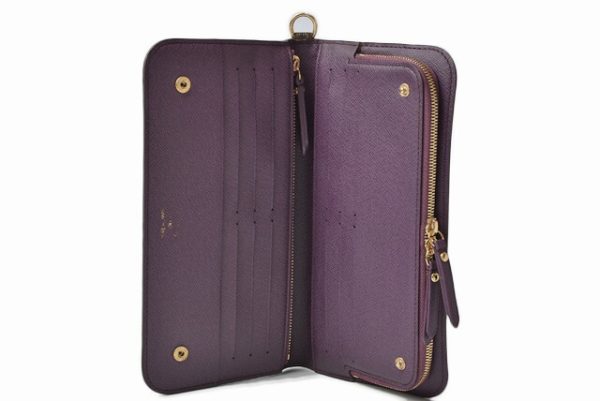 l 19 0094 7 Louis Vuitton Long Wallet Portefeuille Insolit Violette Monogram