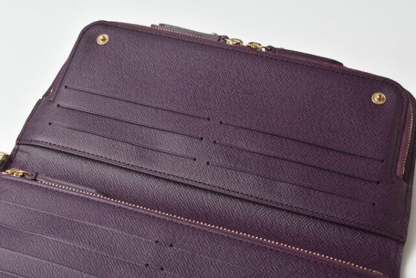 l 19 0094 8 Louis Vuitton Long Wallet Portefeuille Insolit Violette Monogram