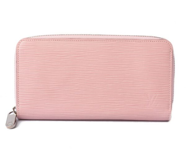 l 19 0095 1 Louis Vuitton Long Wallet Zippy Wallet Epi Rose Ballerine