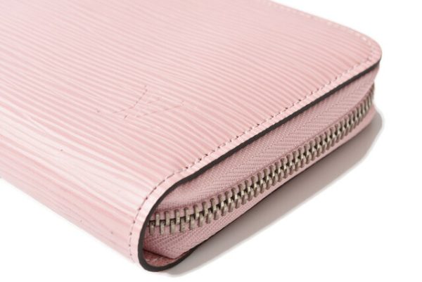 l 19 0095 6 Louis Vuitton Zippy Wallet Long Epi Rose Ballerine