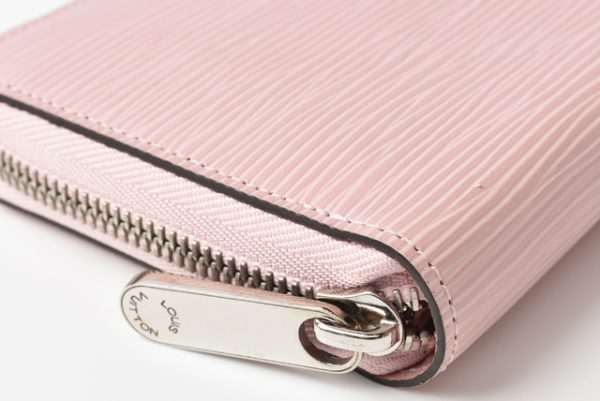 l 19 0095 7 Louis Vuitton Long Wallet Zippy Wallet Epi Rose Ballerine