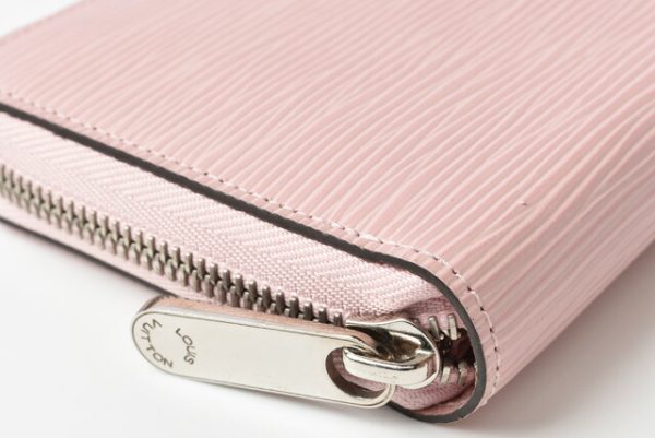 l 19 0095 7 Louis Vuitton Zippy Wallet Long Epi Rose Ballerine