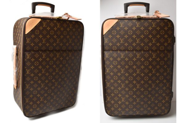 l 19 0103 2 Louis Vuitton Pegas 60 Trolley Bag Monogram Brown