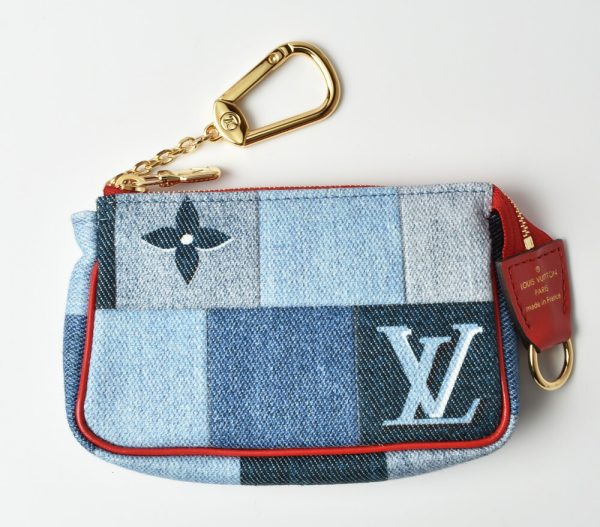 l 20 0002 1 Louis Vuitton Micro Pochette Accessoire Denim Blue