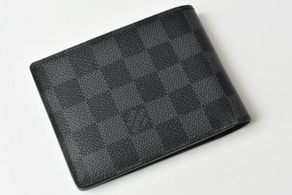 l 20 0010 3 Louis Vuitton Portefeuille Multiple Wallet Folding Graphite Black