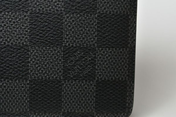 l 20 0010 4 Louis Vuitton Portefeuille Multiple Wallet Folding Graphite Black