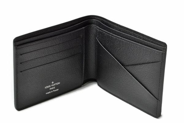 l 20 0010 5 Louis Vuitton Portefeuille Multiple Wallet Folding Graphite Black