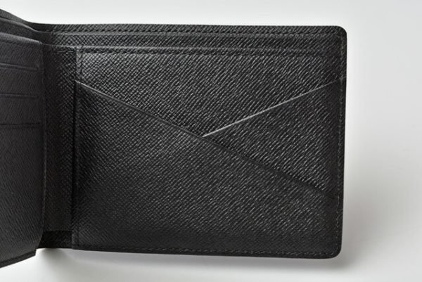 l 20 0010 8 Louis Vuitton Portefeuille Multiple Wallet Folding Graphite Black