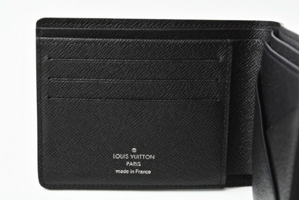 l 20 0010 9 Louis Vuitton Portefeuille Multiple Wallet Folding Graphite Black