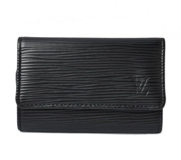 l 20 0017 1 Louis Vuitton Epi Noir 6 Key Case