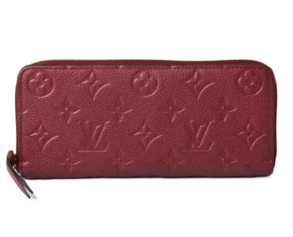 l 20 0019 1 Louis Vuitton Portefeuille Clemence Monogram Empreinte Wallet