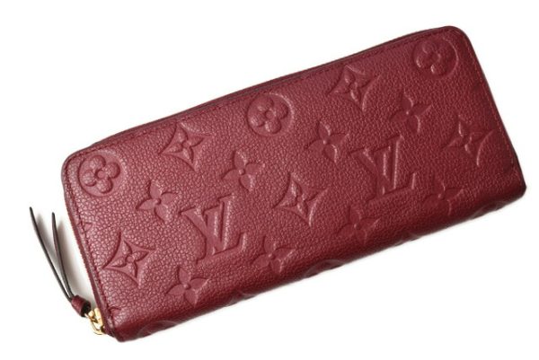 l 20 0019 2 Louis Vuitton Portefeuille Clemence Monogram Empreinte Wallet