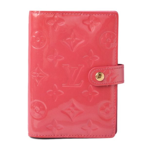 l 200830 13 1 Louis Vuitton Vernis Framboise Agenda PM Notebook Cover