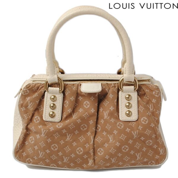 l 660 1 Louis Vuitton Trapeze PM Handbag Monogram Mini Lin Camel