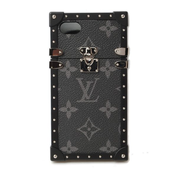 l m64489 1 Louis Vuitton Eye Trunk iPhone Case Monogram Eclipse