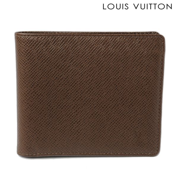 l p0118 1 Louis Vuitton Porto Bier Wallet Taiga Brown