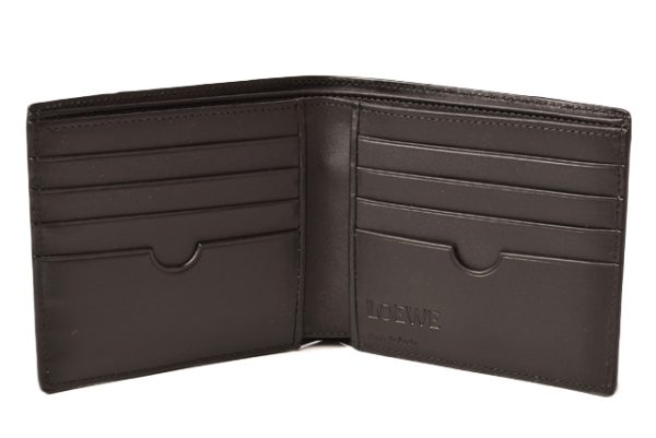 lo 18 002 2 Loewe Wallet BillfCalfskin Brown Maron Khaki